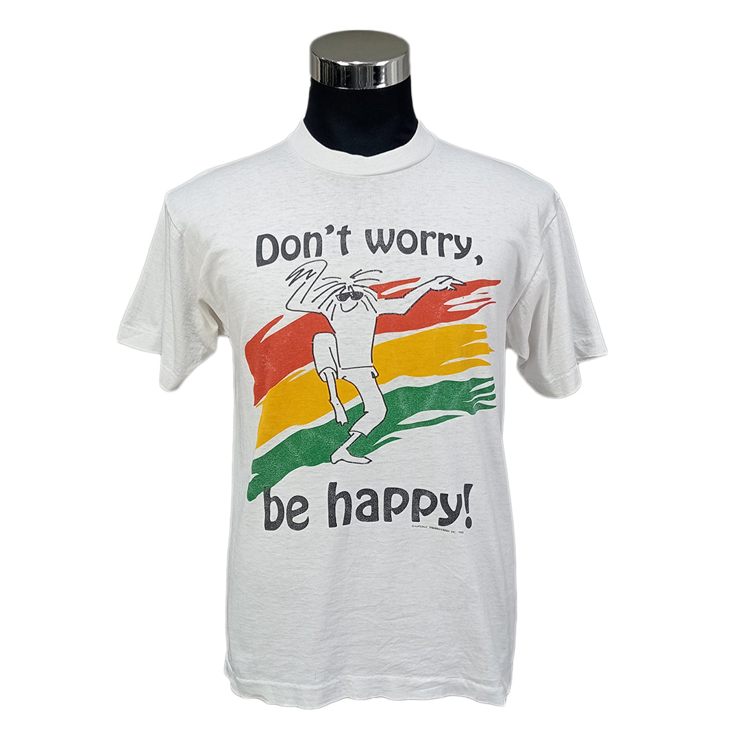 1988 Vintage Don't Worry Be Happy Tee