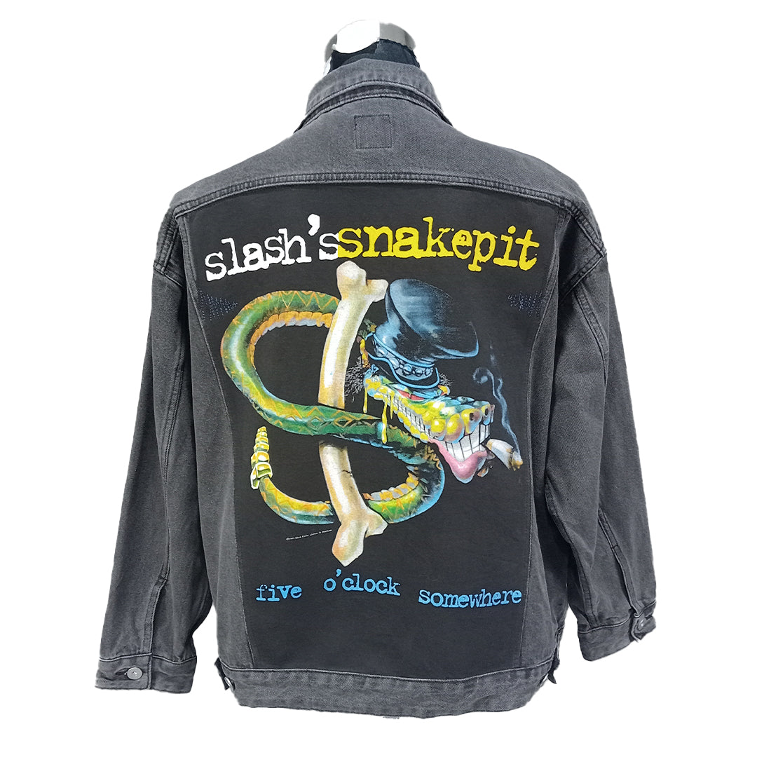 Slash's Snakepit Five O'Clock Somewhere Denim Jacket (ReVent)