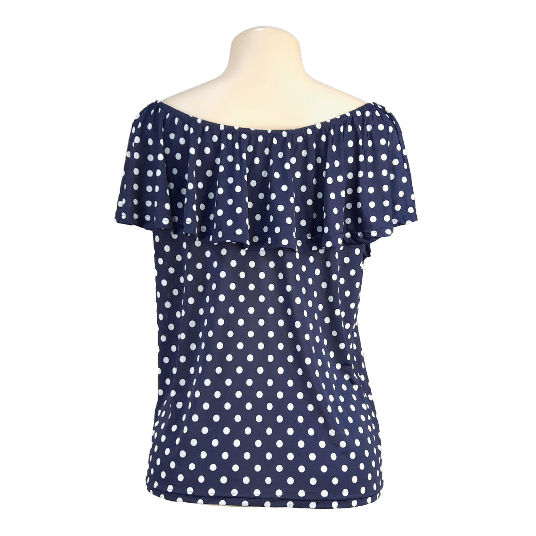 Women Magazine Polka Dot Blouse